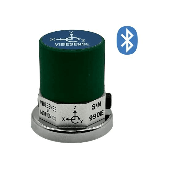 Motionics VibeSense Wireless Triaxial Vibration Sensor