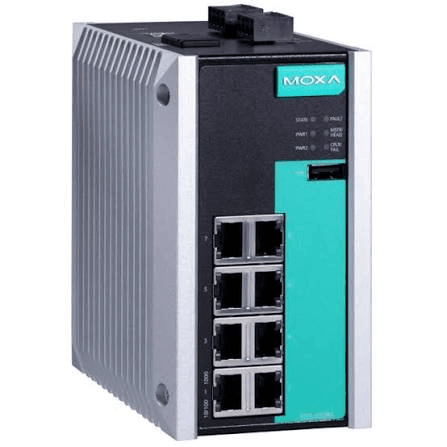 Moxa EDS-G508E 8-Port Gigabit Managed Switch
